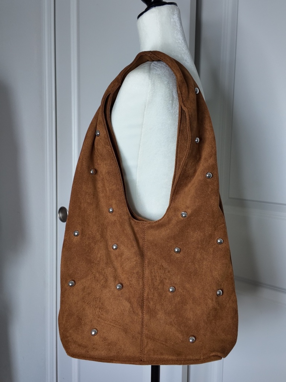 Princess Polly Faux Suede Bag Brown